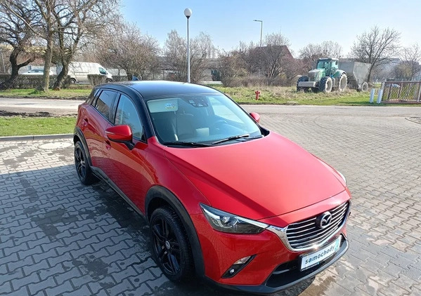 Mazda CX-3 cena 60900 przebieg: 80000, rok produkcji 2017 z Słupca małe 379